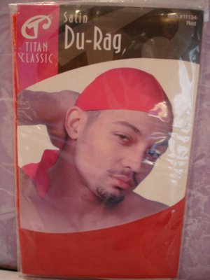 $5.99 RED SATIN Stocking Cap Du-Rag with Extra long tail. FREE SHIPMENT,RED,WHITE,BLACK,BLUE...