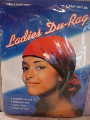 $5.99 New- 1 Ladies Du-Rag-black color