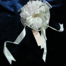 $9.99 Bridal Wedding Veil Prom Pageant Pearl&Satin Head Piece tiara,Crown Headband
