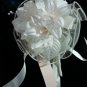$9.99 Bridal Wedding Veil Prom Pageant Pearl&Satin Head Piece tiara,Crown Headband
