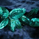 $12.99 Bridal Wedding Veil Prom Pageant  Green Sequins&beads Head Piece tiara,Crown Headband