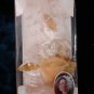 Bridal Wedding Veil Prom Pageant Pearl,gold&white Satin flowers Head Piece tiara,Crown Headband