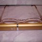 $9.99New- Slim Reading Glasses silver metal frame +3.00 in Sturdy metalic gold Case