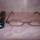 $9.99 New- Slim Reading Glasses  black frame +2.25  in Sturdy  Pen Shape Case