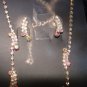 $19.99 Bridal Set of Earringa & Neckless white gold tone & Crystal
