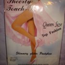 $ 2.99 New&sealed-1pair Queen size-Black Shimmery Glitter Fashion Pantyhose -XXL