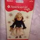 $1.5_6 piece- American Girl Crafts Formal Dress doll 3D Bubble Stickers