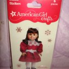 $1.5 6 piece- American Girl Crafts Samantha Parkington doll 3D Bubble Stickers