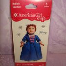 $1.5 5 piece- American Girl Crafts Felicity Merriman doll 3D Bubble Stickers