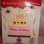 $3.99 for9 piece-American Girl Crafts 3D Style Bubble Stickers Birthday Cake