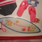 8 pieces- American Girl Crafts Doll Clothes Swimming Style Stickers