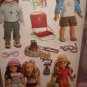 American Girl crafts 10 piece summer fun theme stickers