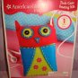 $7.95 for 23 pieces American Girl CRAFTS OWL Tech Case SEWING KIT...CUTE!