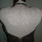 $7.99 New-Fitted Stretch Bodice,Tank top halter-Fade Vintage Gray Denim Vest Curves Corset M,L,XL