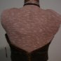 $7.99 New-Fitted Stretch Bodice,Tank top halter-Fade Vintage Gray Denim Vest Curves Corset M,L,XL