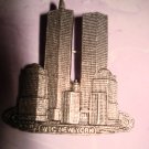 $17.99_3 New-WTC_Twin Towers World Trade Center New York Pin Brochet in Silver color 9/11