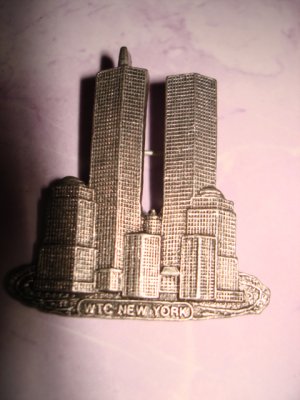 $14.99 2 New-WTC_Twin Towers World Trade Center New York Pin Brochet in Silver color 9/11