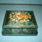 free ship New-$99.99 Fine Inlaid Wood, Music Box jewelery box  Hand Crafted In Sorrento Italy Green