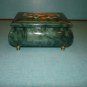 free ship New-$99.99 Fine Inlaid Wood, Music Box jewelery box  Hand Crafted In Sorrento Italy Green