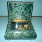 free ship New-$99.99 Fine Inlaid Wood, Music Box jewelery box Hand Crafted In Sorrento Italy Green