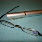 $9.99 New- Slim Reading Glasses black & silver color frame +2.50 in Sturdy silver Case