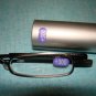 $9.99 New- Slim Reading Glasses black & silver color frame +3.00 in Sturdy silver Case