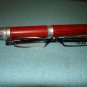 $9.99 New-Extra Slim Reading Glasses +2.25  in Slim & Sturdy clip on Pen Shape Case