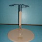 $9.99 Adjustable Doll Bear Stand Holder Display silver color & beige
