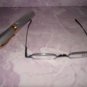 $9.99 New- Slim Reading Glasses metalic color frame +1.25 in Sturdy silver Case