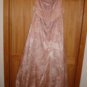 Jessica McClintock Prom Ball Gown Sweetheart full Length Floral tulle Pink SZ 14