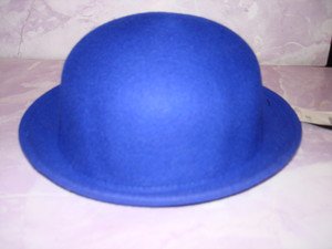 New&tag-H&M Brand Roll up Rim Women Fedora wool Hat,Dark Pink or Royal Blue M/L