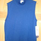 New & Tag Evening Jones New York blue or black with shiny beads L/S light wool
