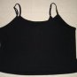 NWT-Black, Women Plus Size Bodice,Tank Top, 4X (26-28) with adjustable straps