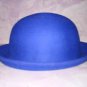 New&tag-H&M Brand Roll up Rim Women's Fedora wool Hat,Royal Blue (Navy Blue) M/L