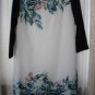 NWT H&M Vanessa Paradis Conscious Tropical Dress white, green SIZE US 6=36 EUR