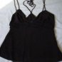 Evening,Plus-1X,2X&3X,Black/Pink / Brown HalterTank Top