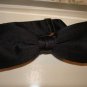 Adult BLACK Satin Tuxedo Cummerbund Bow Tie Set NEW in box