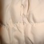 COLEBROOK  Vest Duck Down and Feather Fill, sz L WHITE COLOR very light weight
