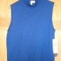 New & Tag Evening, Jones NY blue/black Sleeveless shiny beads L/S light wool
