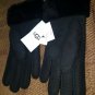 NWT UGG women's dyed black Classic Sheepskin Shearling fur Gloves  S Small