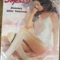 New Vintage Sophia Shimmery Glitter white Pantyhose Stockings 5'-5'10"