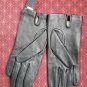 NWOT Women&acirc;��s Lord & Taylor Black Leather Gloves 100% Silk Lining  size 6.5