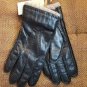 Men's Fownes Leather 100% Cashmere Lined Gloves*, Black, Small/Medium.