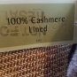 Men's Fownes Leather 100% Cashmere Lined Gloves*, Black, Small/Medium.