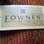 Men's Fownes Leather 100% Cashmere Lined Gloves*, Black, Small/Medium.
