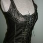 NWT-Size Large -Renaissance Goth Fitted Corset Bodice,Tank top- Black color