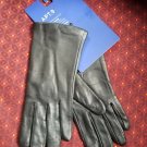 NWT Women’s APT.9 Black Genuine Leather Gloves Touch Screen Compatible. Size L