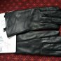 NWT Women&acirc;��s APT.9 Black Genuine Leather Gloves Touch Screen Compatible. Size L