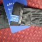NWT Womenâs APT.9 Black Genuine Leather Gloves Touch Screen Compatible. Size L
