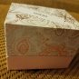 NIB PIERMONT JEWELS-ring size 9, SQUARE GEM silver color 3 rows of clear gems rg